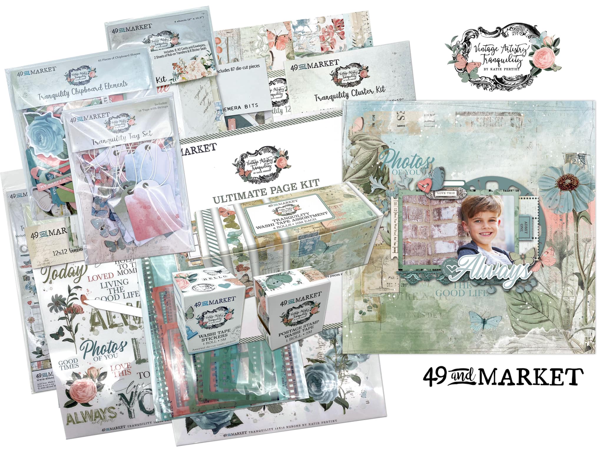 49 and Market Ultimate Page Kit - Vintage Artistry Everywhere