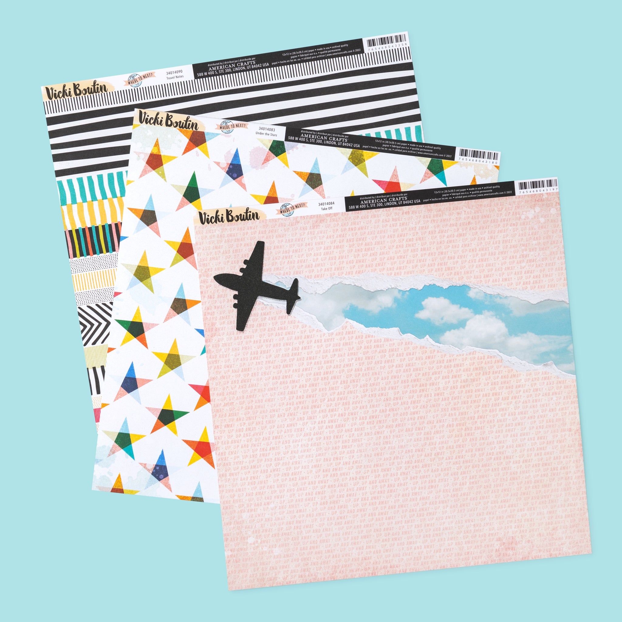 Travel Adventure Scrapbook Stickers