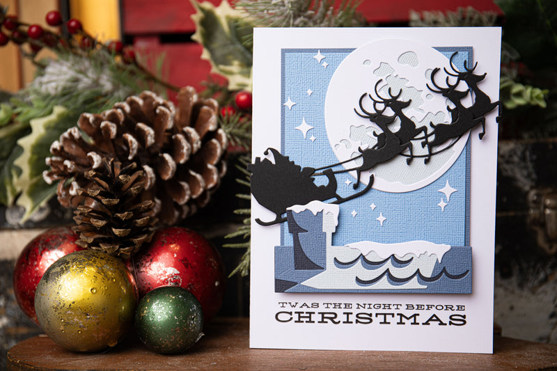 Sizzix Thinlits Dies by Tim Holtz Reindeer Sleigh