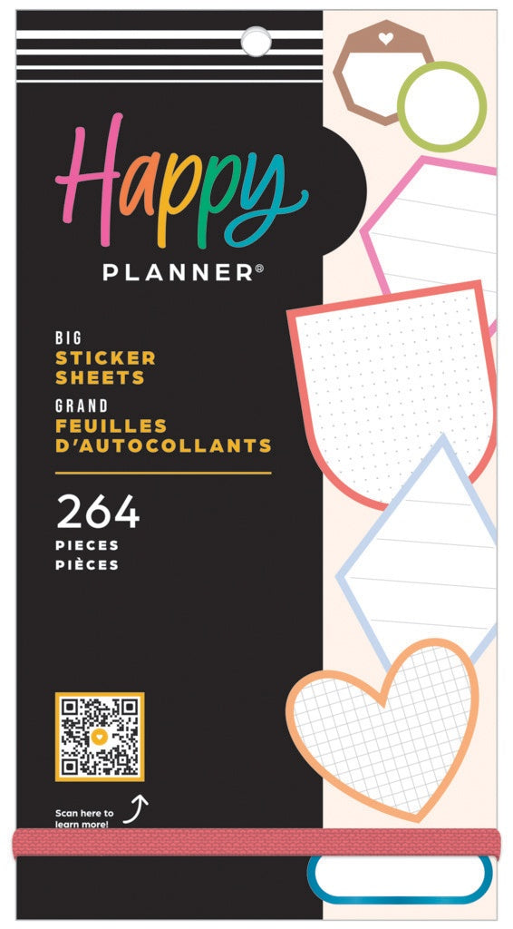 The Happy Planner Classic Stickers - Big Colorful Boxes – Scrapbook Cottage