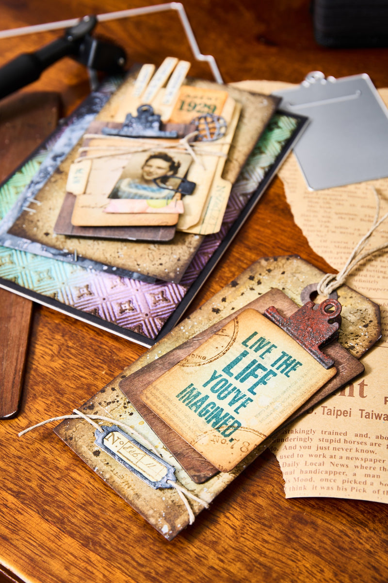 Sizzix Thinlits Dies by Tim Holtz Vault Noteworthy