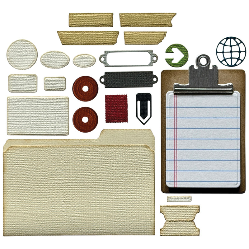 Sizzix Thinlits Dies by Tim Holtz Vault Noteworthy