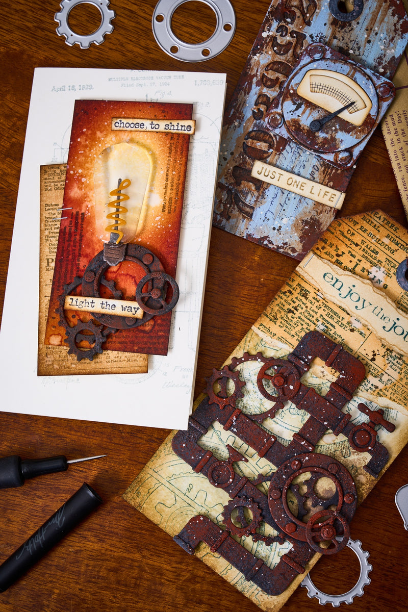 Sizzix Thinlits Dies by Tim Holtz Vault Industrial