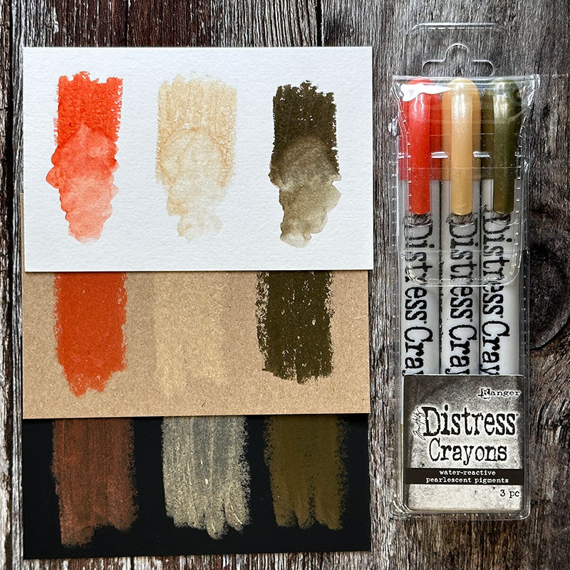 Tim Holtz Distress Crayon Pearl Set Halloween 5