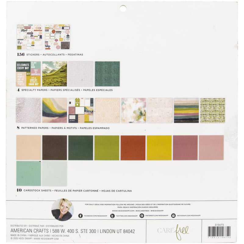 Heidi Swapp Care Free 12x12 Project Pad