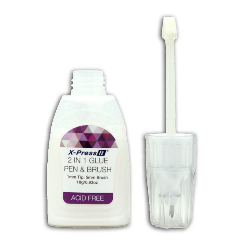 X-Press It 2 in 1 Glue Pen & Brush 18g