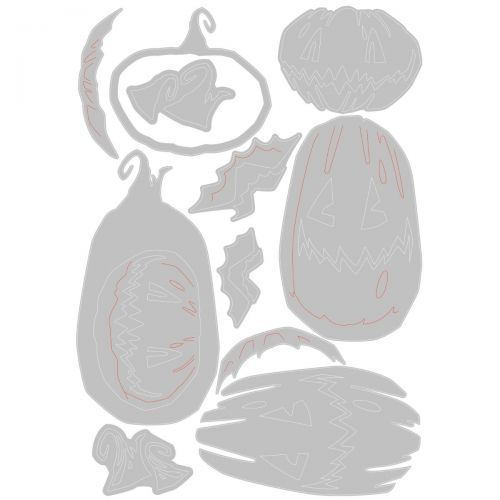 Sizzix Thinlits Dies by Tim Holtz Pumpkin Patch Colorize