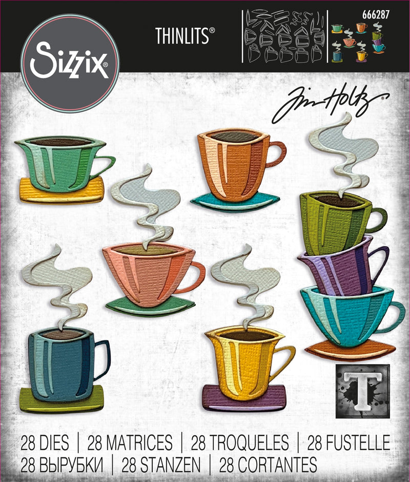 Sizzix Thinlits Dies by Tim Holtz Papercut Cafe