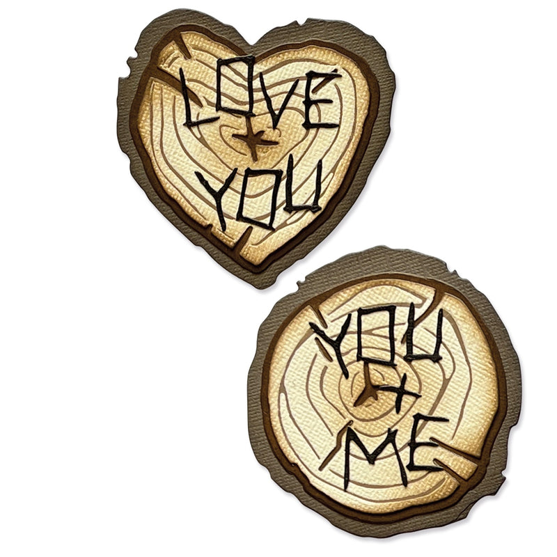 Sizzix Thinlits Dies by Tim Holtz Wood Slice