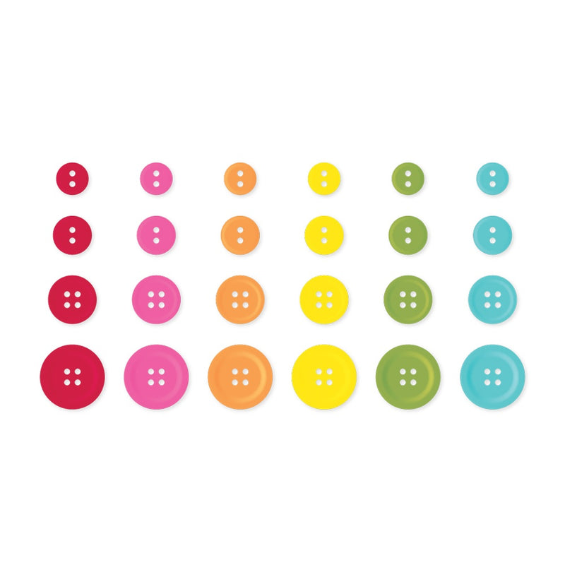 Color Vibe Buttons - Brights