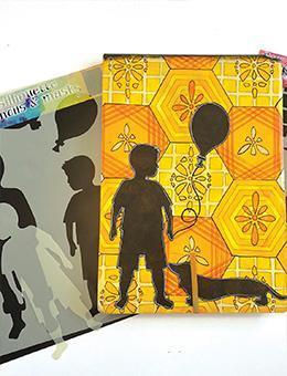 Dylusions Stencil Large Otis