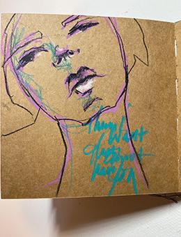 Dina Wakley 6x6 Media Journal - Kraft