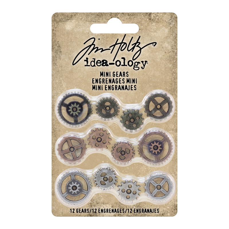 Tim Holtz Idea-ology Mini Gears 12/pkg