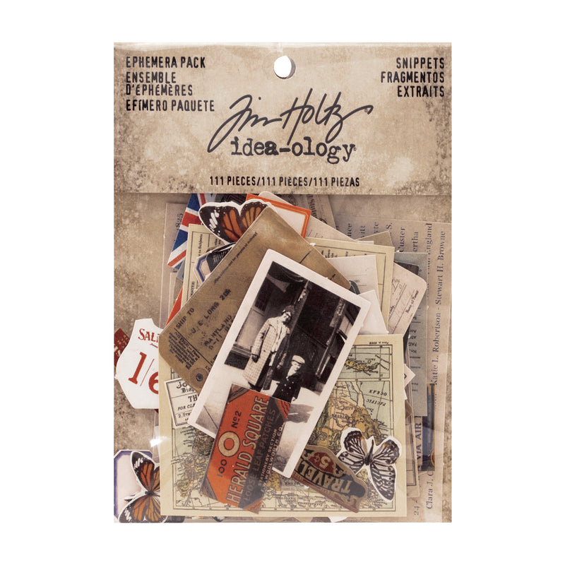 Tim Holtz Idea-ology Ephemera Pack Snippets
