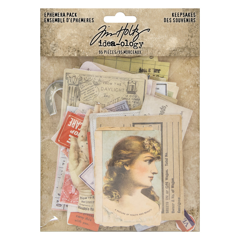 Tim Holtz Idea-ology Ephemera Pack Keepsakes