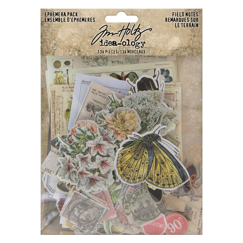 Tim Holtz Idea-ology Ephemera Pack Field Notes
