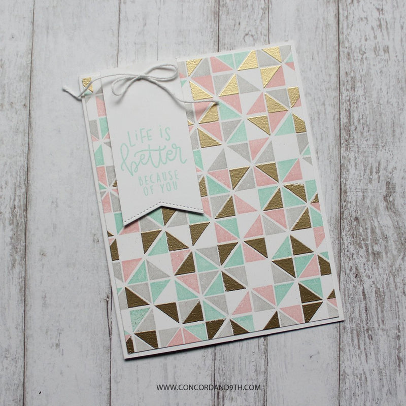 Concord & 9th Triangle Turnabout Stamp Set