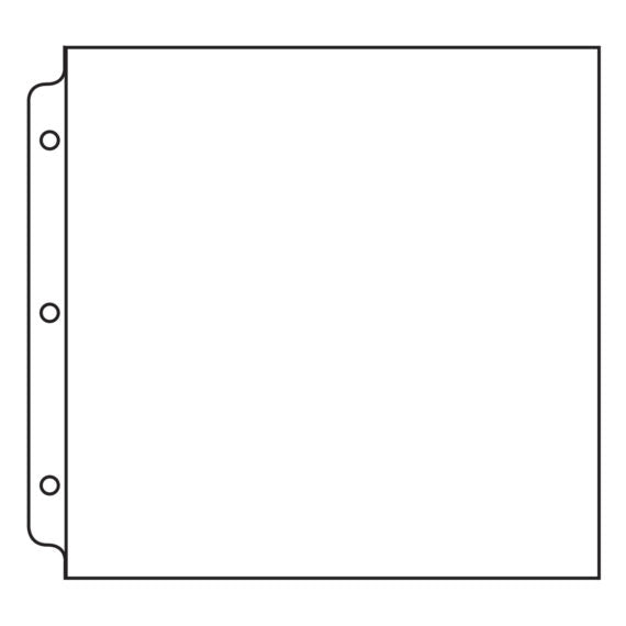 We R Memory Keepers 12 X 12 Ring Page Protectors 50pk