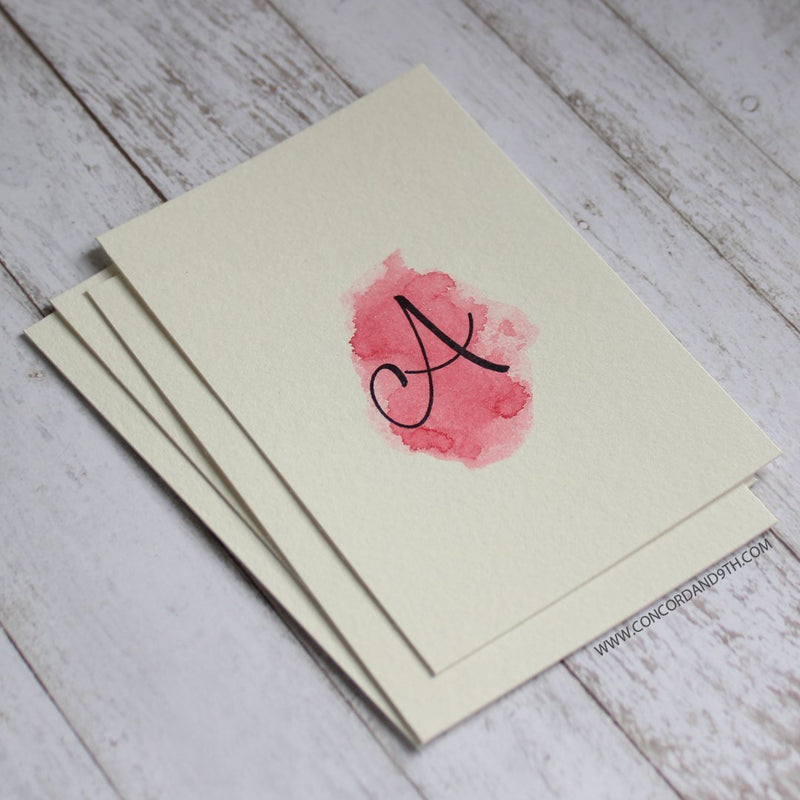 Concord & 9th Sophisticated Script Uppercase Stamp Set