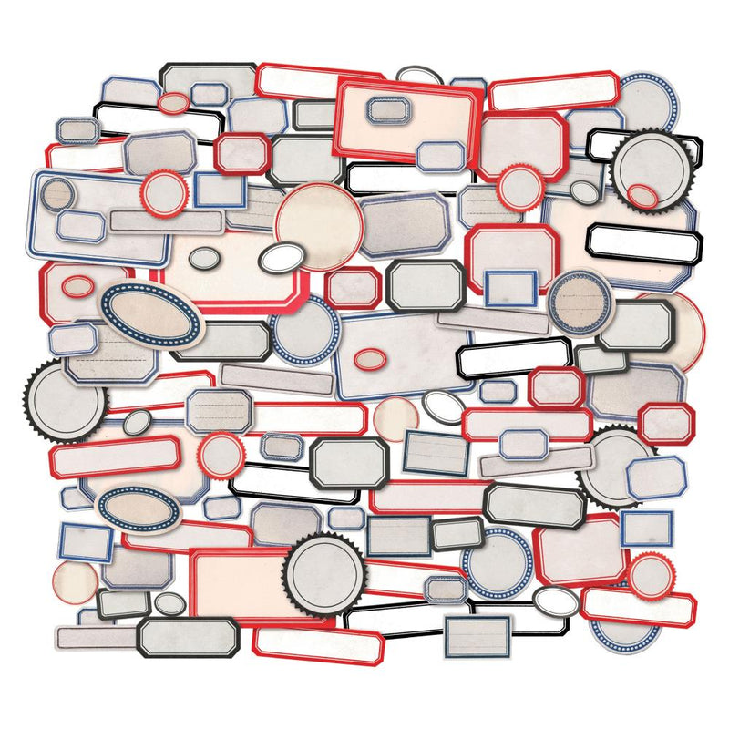 Tim Holtz Idea-ology Christmas 2021 Ephemera Snippets Labels