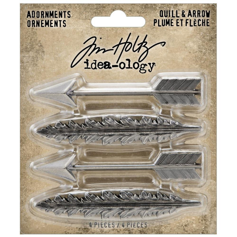 Tim Holtz Idea-ology Adornments Quill & Arrow