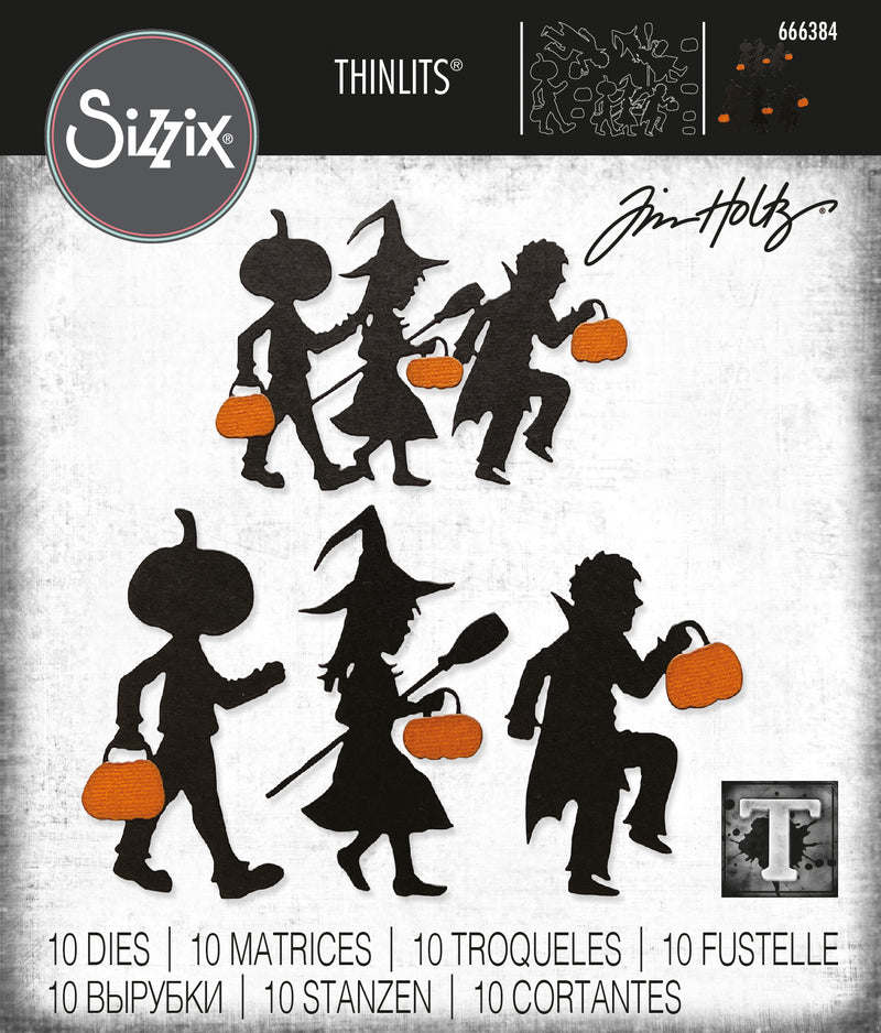 Sizzix Thinlits Dies by Tim Holtz Halloween Night