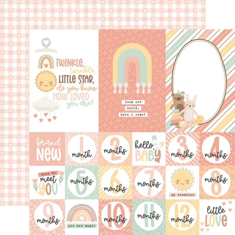 Our Baby Girl Multi Journaling Cards