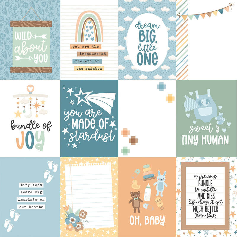 Our Baby Boy 3x4 Journaling Cards