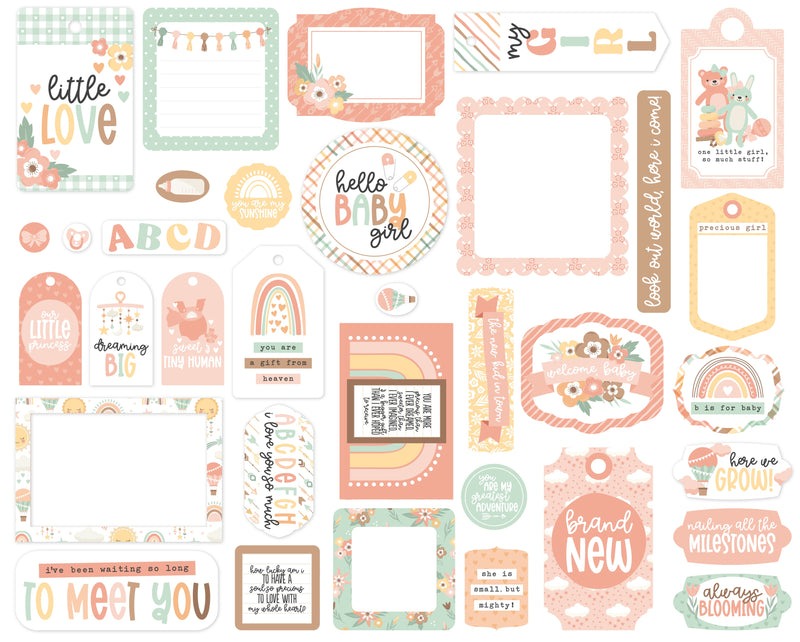 Our Baby Girl Frames & Tags