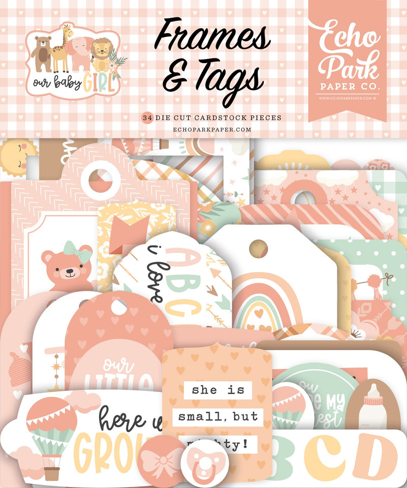 Our Baby Girl Frames & Tags