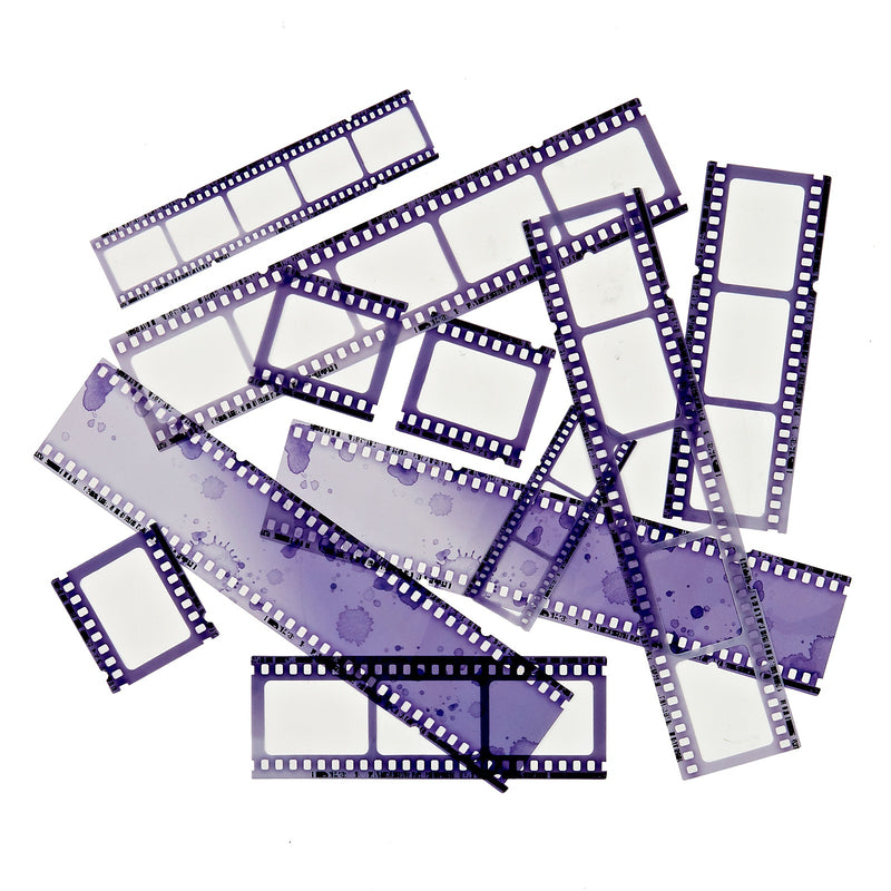 Color Swatch Lavender Acetate Filmstrips