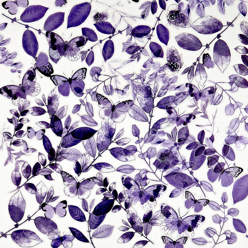 Color Swatch Lavender Acetate Leaves