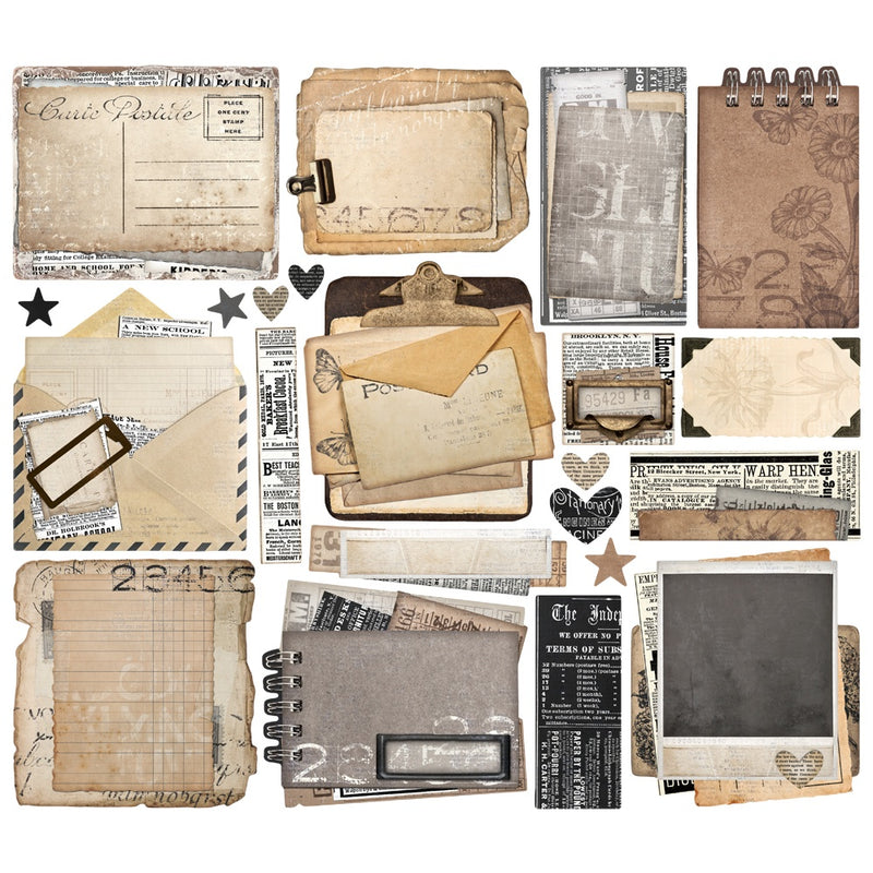 Simple Vintage Essentials Die Cut Ephemera