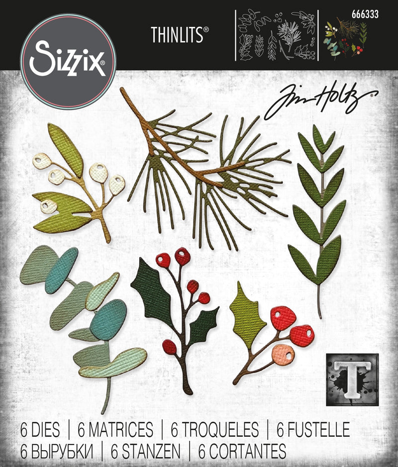 Sizzix Thinlits Dies by Tim Holtz Festive Gatherings