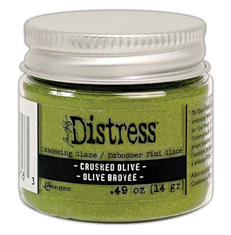 *NEW* Tim Holtz Distress Embossing Glaze - Crushed Olive