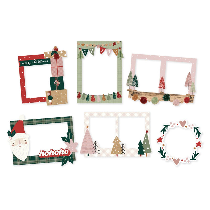 Boho Christmas Chipboard Frames