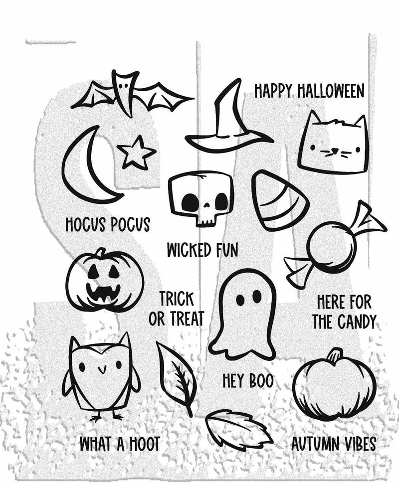 Tim Holtz Cling Stamps Tiny Frights
