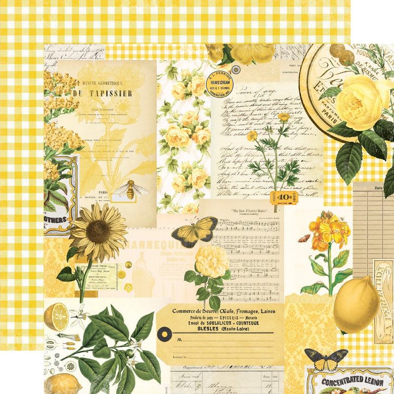 Simple Vintage Essentials Color Palette Yellow Collage