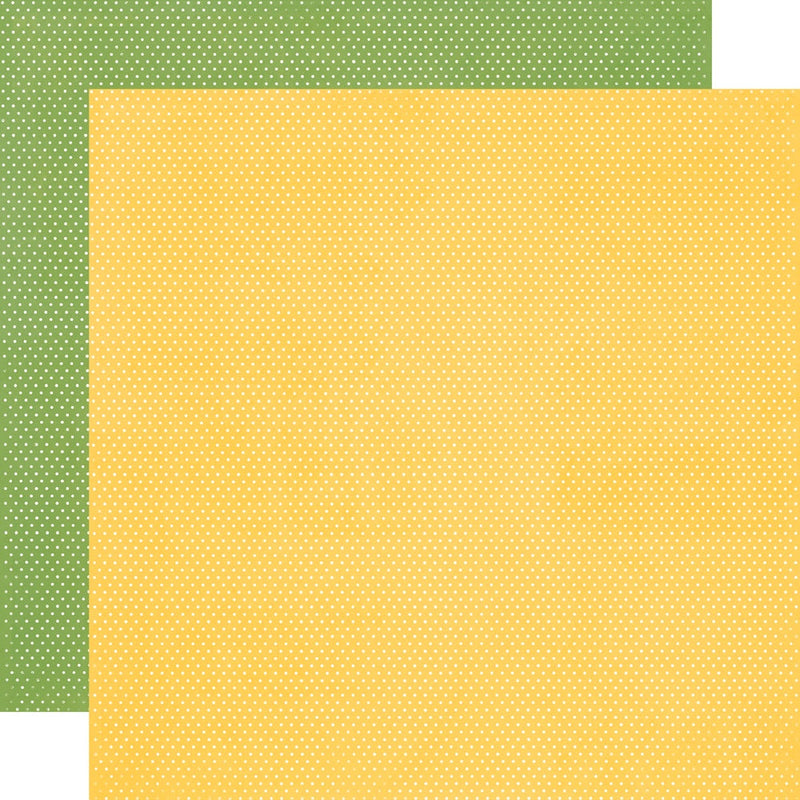 Simple Vintage Essentials Color Palette Yellow & Green Dots