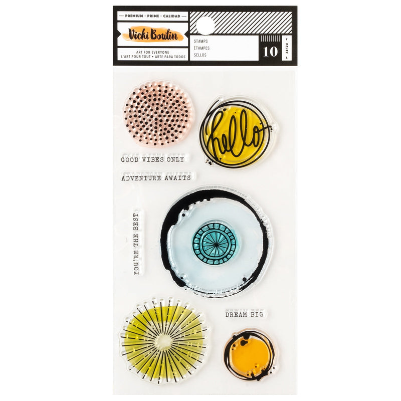 Vicki Boutin Mixed Media Stamps - Circles