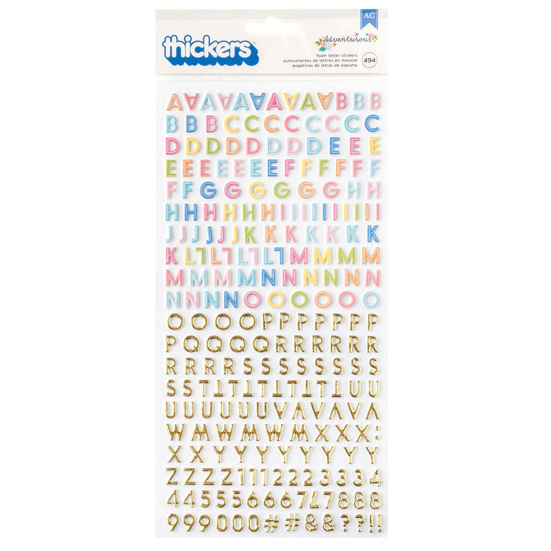 Paige Evans Adventurous Mini Thickers Alphabet