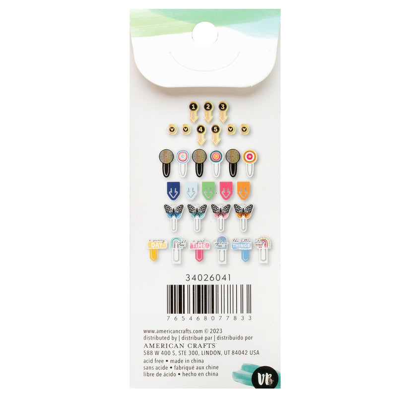 Bold & Bright Die Cut Paper Clips