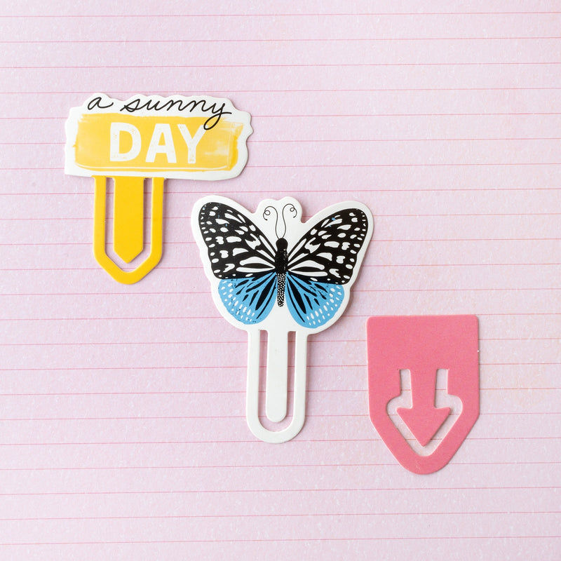 Bold & Bright Die Cut Paper Clips