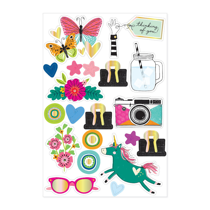 Bold & Bright Sticker Book