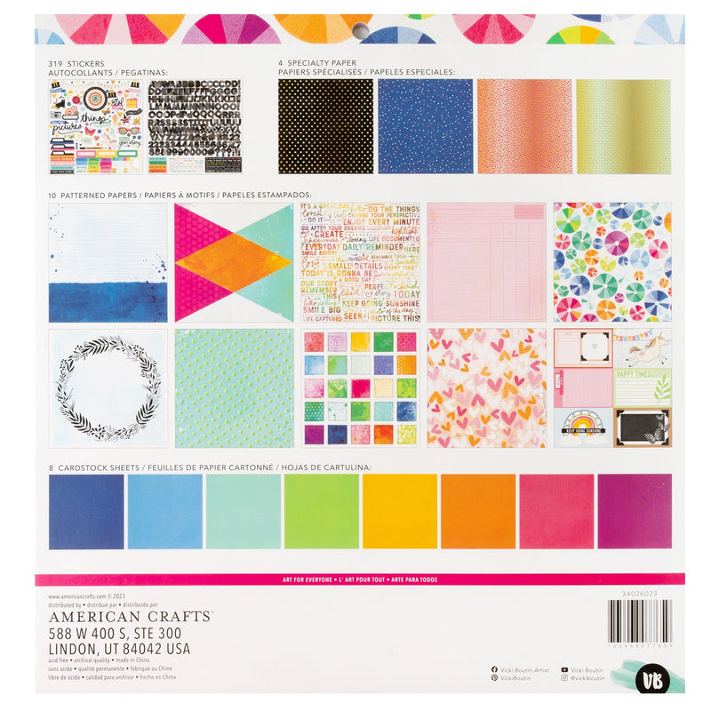 Bold & Bright 12x12 Project Pad