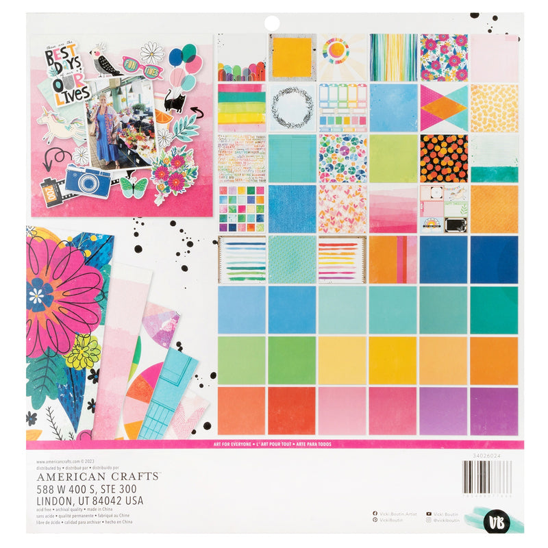 Bold & Bright 12x12 Paper Pad