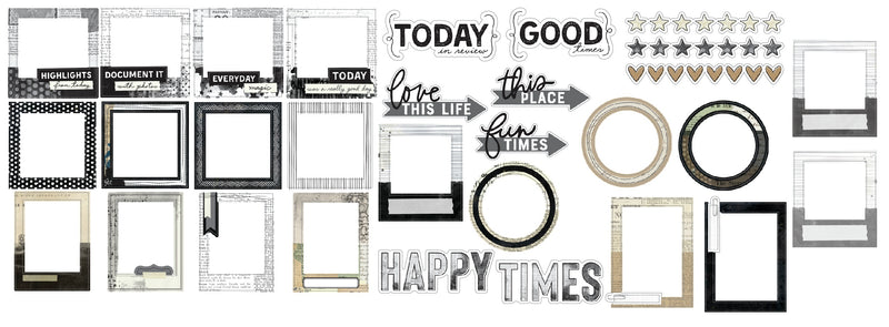 Bold & Bright Chipboard Frames