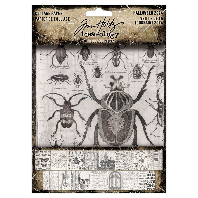 Tim Holtz Idea-ology Halloween 2024 Collage Paper