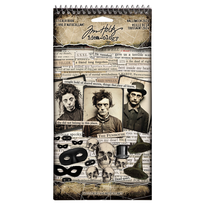 Tim Holtz Idea-ology Halloween 2024 Sticker Book