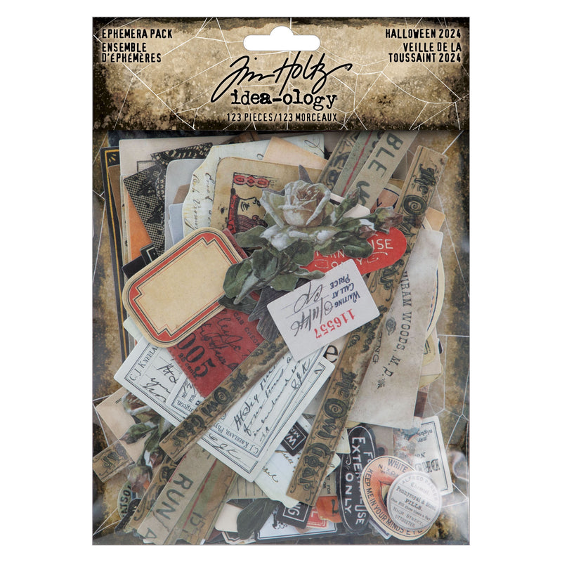 Tim Holtz Idea-ology Halloween 2024 Ephemera Pack